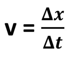 <p>use this equation to determine the velocity given the displacement or speed and the distance.</p>