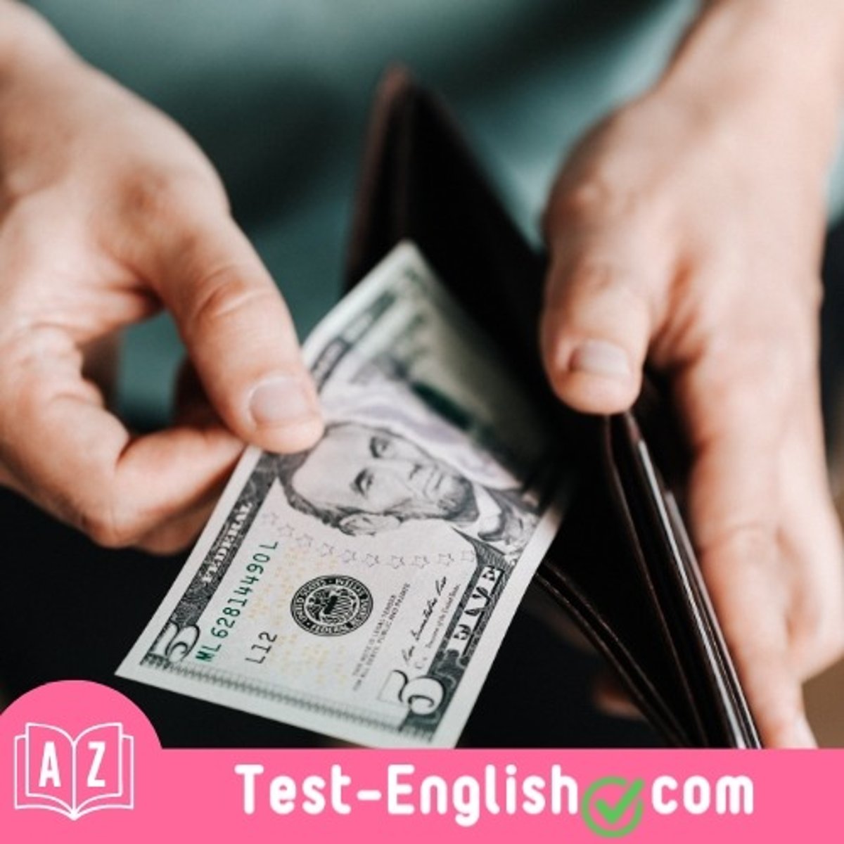<p>I have money in my _____.</p>
