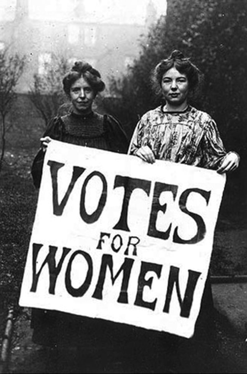 <p>Women received the right to vote (suffrage).</p>
