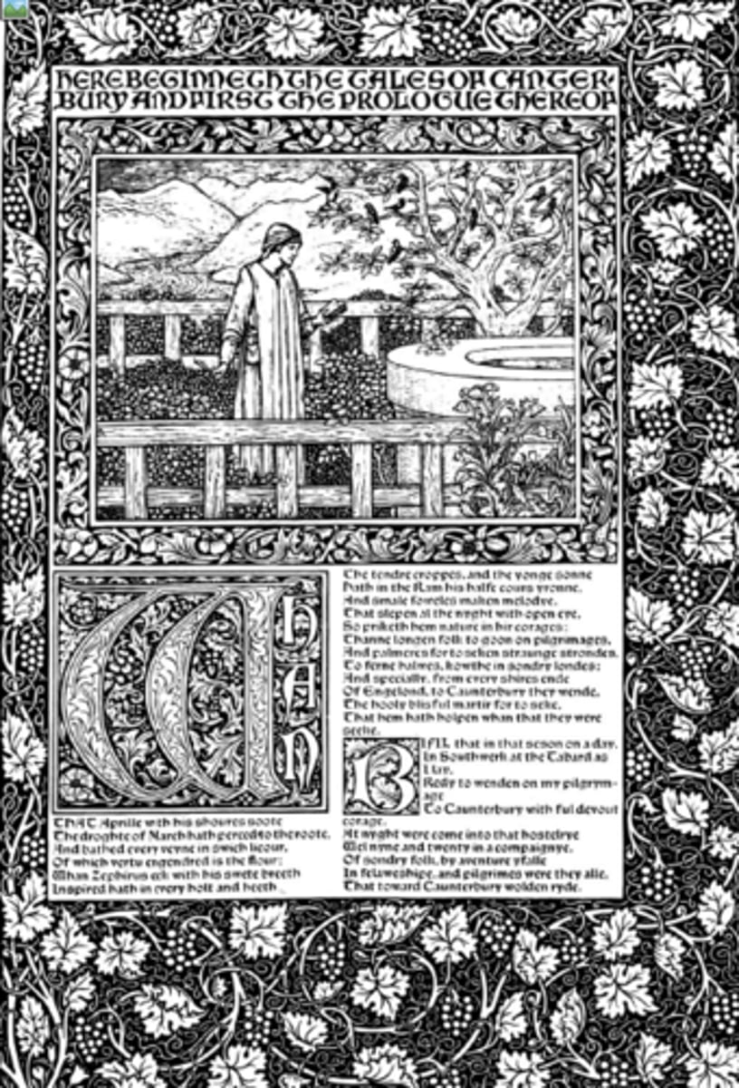 <p>A collection of stories written in Middle-English by Geoffrey Chaucer at the end of the 14th century. The tales are told as part of a story-telling contest by a group of pilgrims as they travel together on a journey .</p>