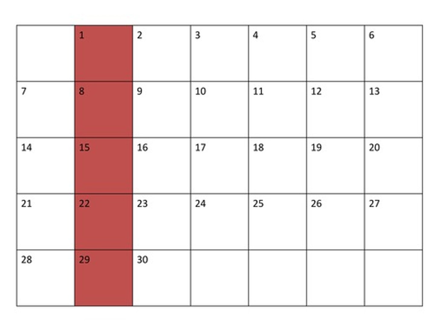 <p>monday</p>