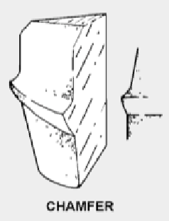 <p>curved shape - more space for metal and prceline is able to come down at the gingiva</p>