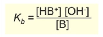 <p>Lower equilibrium constant for this, the weaker it is.</p>