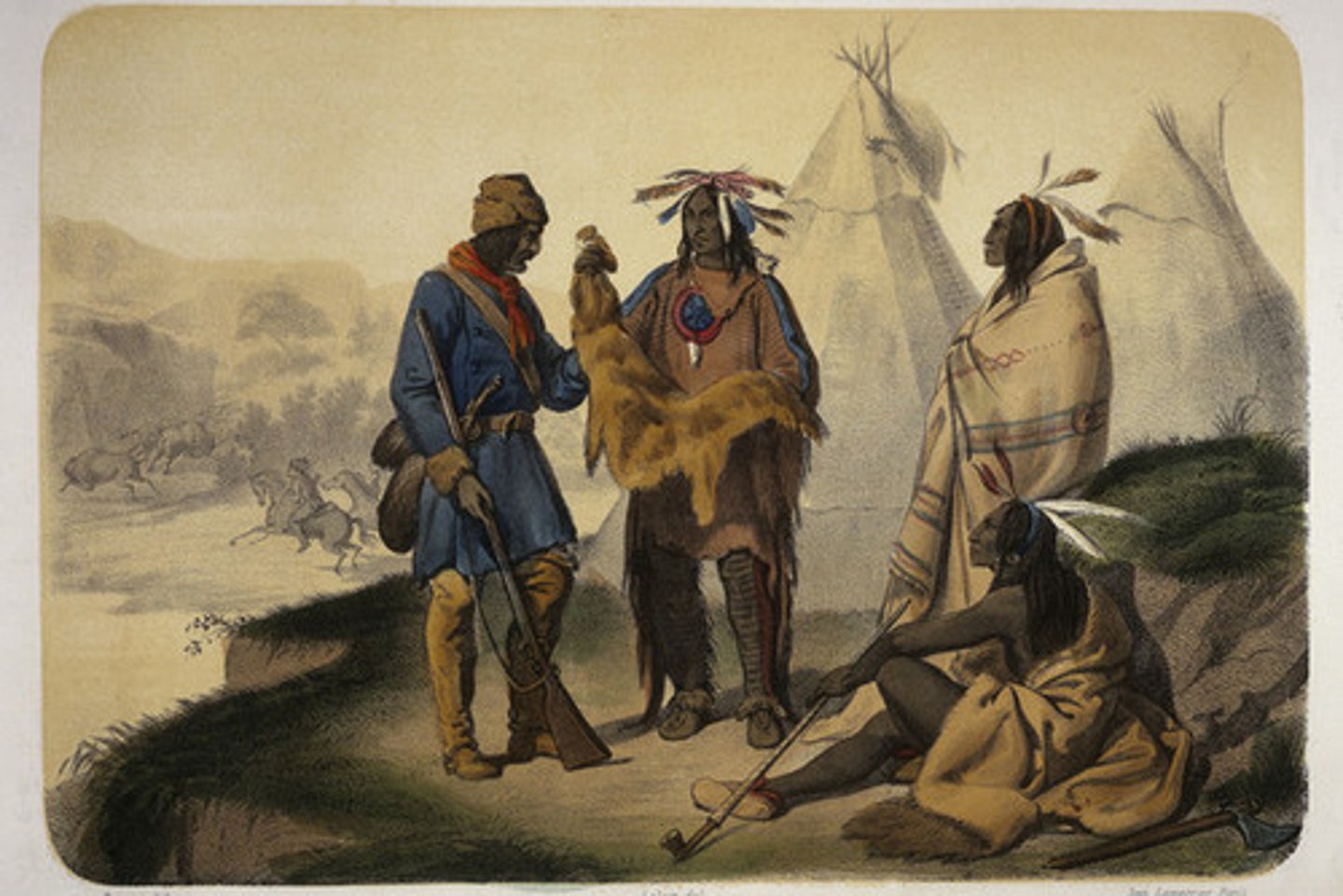 <p>Translated as "runners of the woods," they were unregulated French fur-trappers.</p>