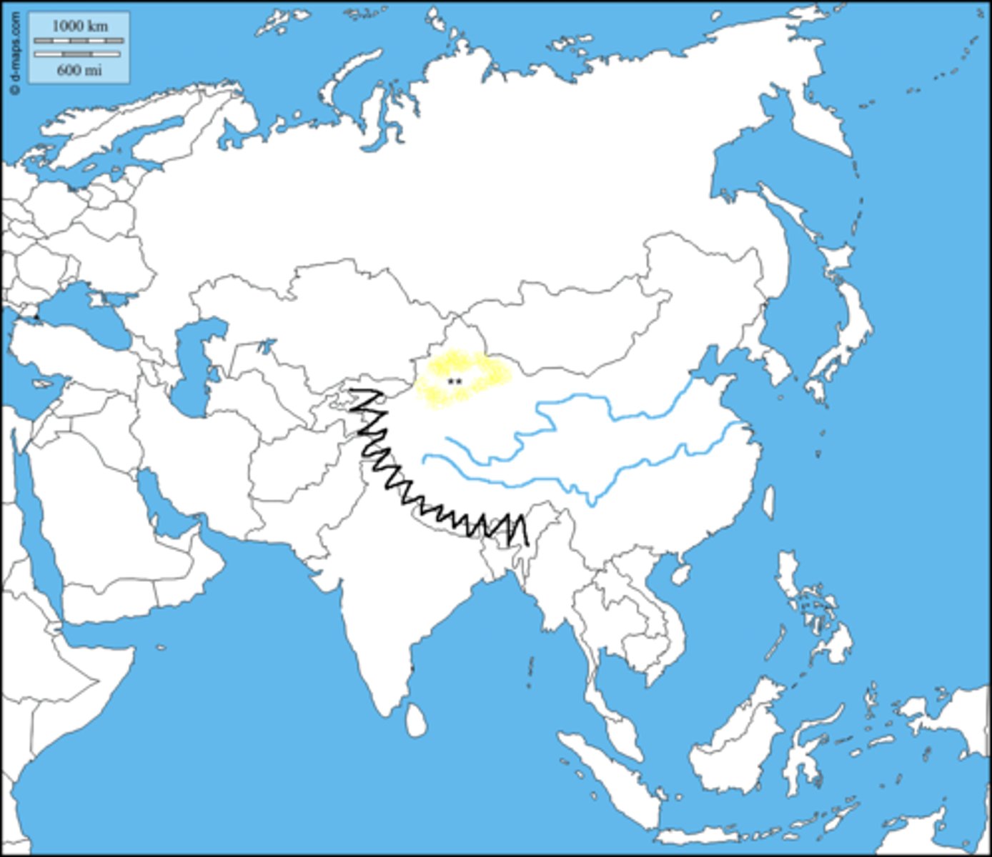 <p>Located in northwestern china, nestled between two mountain ranges. It has shifting crescent-shaped sand dunes over 85% of its surface.</p>