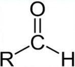 <p>Aldehydes / Ketones; carbon double bonded to oxygen</p>