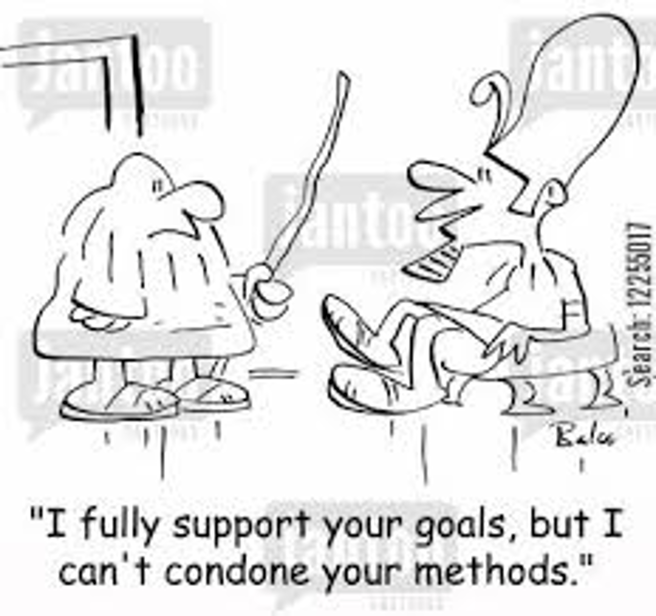 <p>(v.) To accept a behaviour that is considered morally wrong or offensive</p>