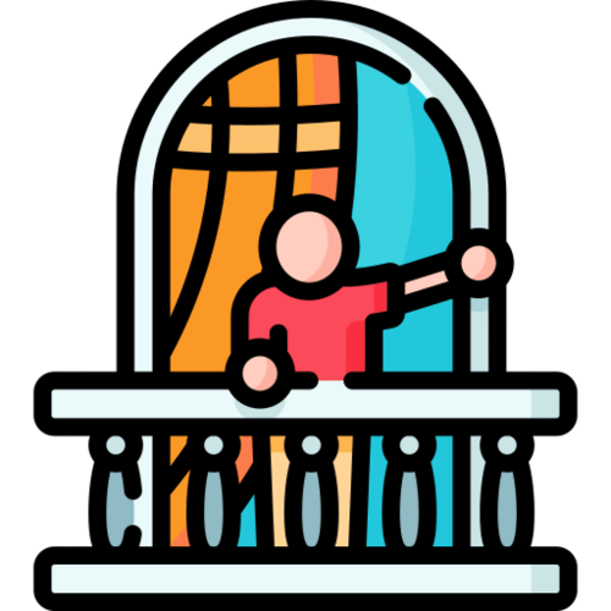 <p><strong><mark data-color="blue" style="background-color: blue; color: inherit;">der</mark> Balkon, -e</strong></p><p>‎ </p><p>Die Wohnung hat auch einen kleinen <u>Balkon</u>.</p><p><em>(The apartment also has a small balcony.)</em></p>