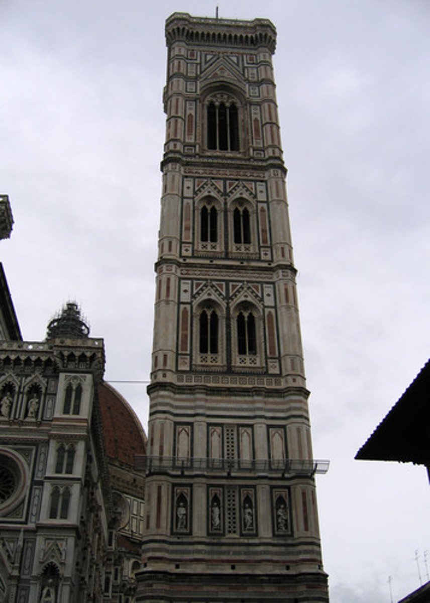 <p>a tall narrow structure designed to house a bell or bells, typically forming part of a church.</p>