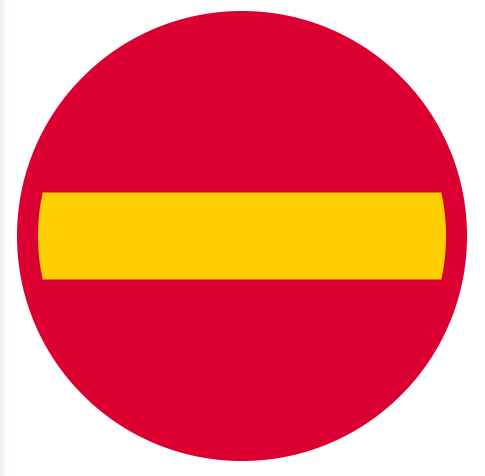 <p>Förbud mot infart med fordon</p>
