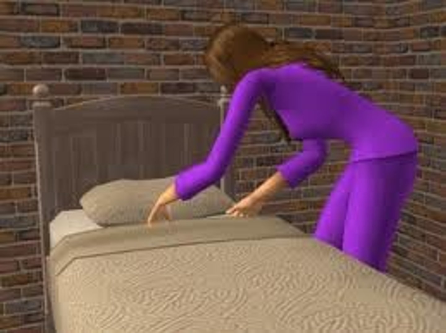 <p>to do your bed</p>