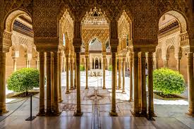 <p>The Alhambra was built under which dynasty</p>