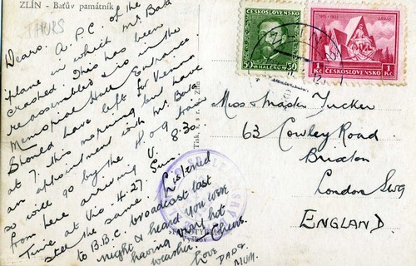 <p>to send postcards</p>