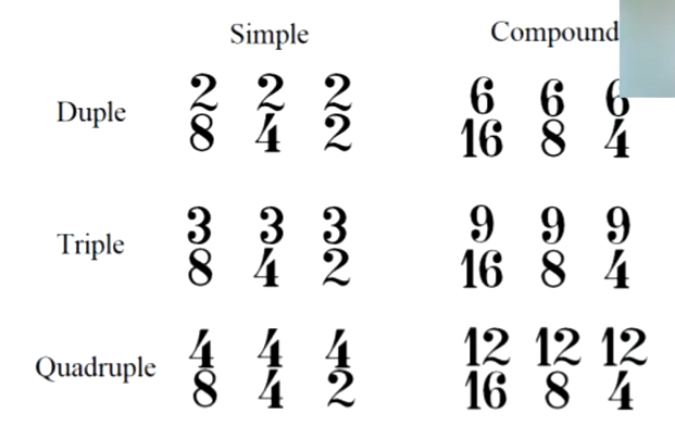 <p>3 beats per measure.</p>