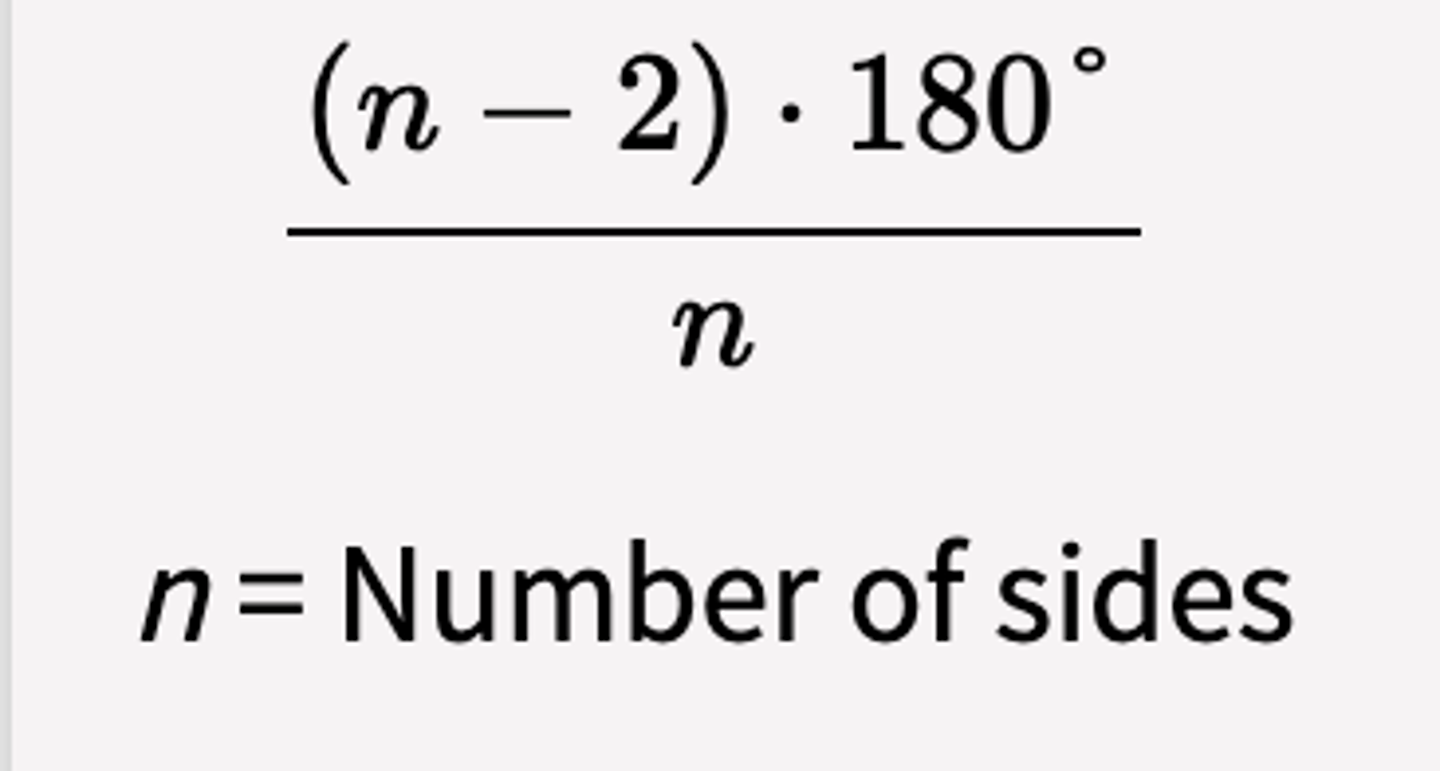 <p>180(n-2)/n</p>