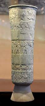 from the Inanna temple complex, Uruk (modern Warka), Iraq
ca. 3200–3000 BCE. 
Alabaster