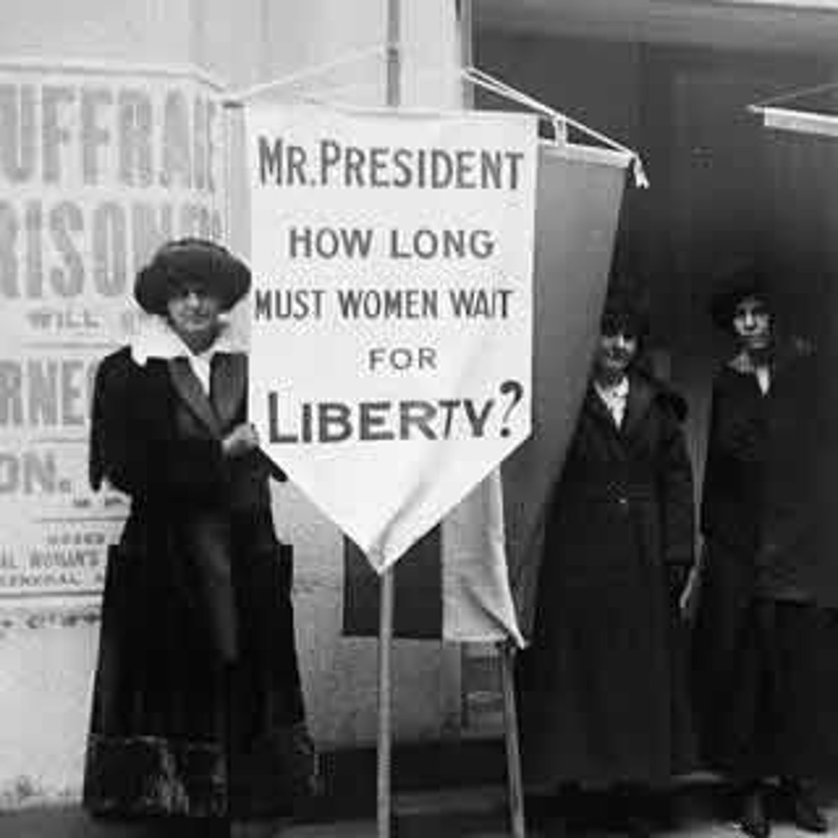 <p>A group that pushed for the full right to vote and be active in politics for women.</p>