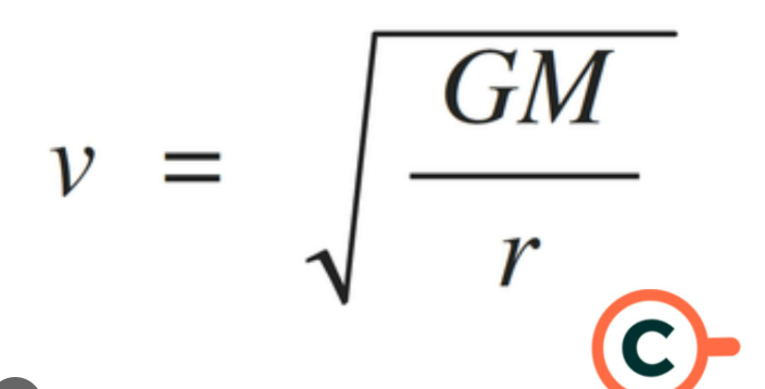 <p>Mass of orbital not required…</p>