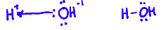 <ul><li><p>their ability to <span style="color: var(--color-neutral-black)">accept or donate a pair of electrons.</span></p></li><li><p>A Lewis acid can <strong><span style="color: yellow">accept</span></strong> an electron pair</p><p>e.g. H⁺, Fe²⁺, Al³⁺</p></li><li><p>A Lewis base can <strong><span style="color: blue">donate</span></strong> an electron pair</p><p>Cl⁻<span style="color: var(--color-neutral-black)">, OH⁻ , NH₃</span></p></li></ul>