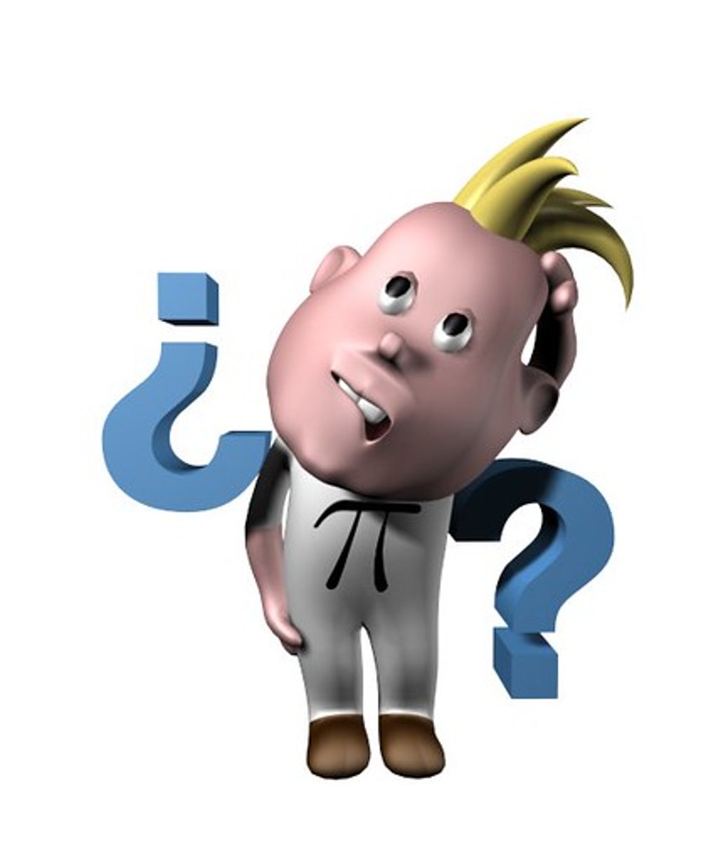 <p>duda, pregunta; problema no aclarado</p>