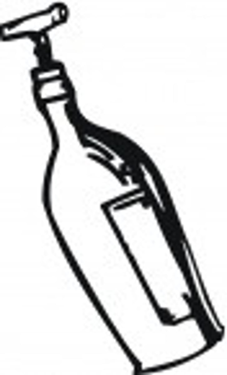 <p>la botella de vino</p>