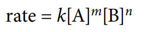 <p>rate equation</p>