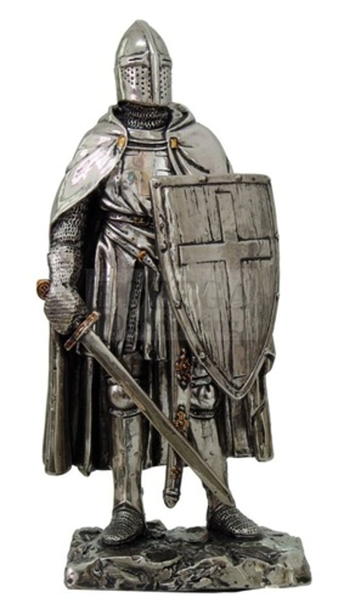 <p>In medieval Europe, an armored warrior who fought on horseback.</p>