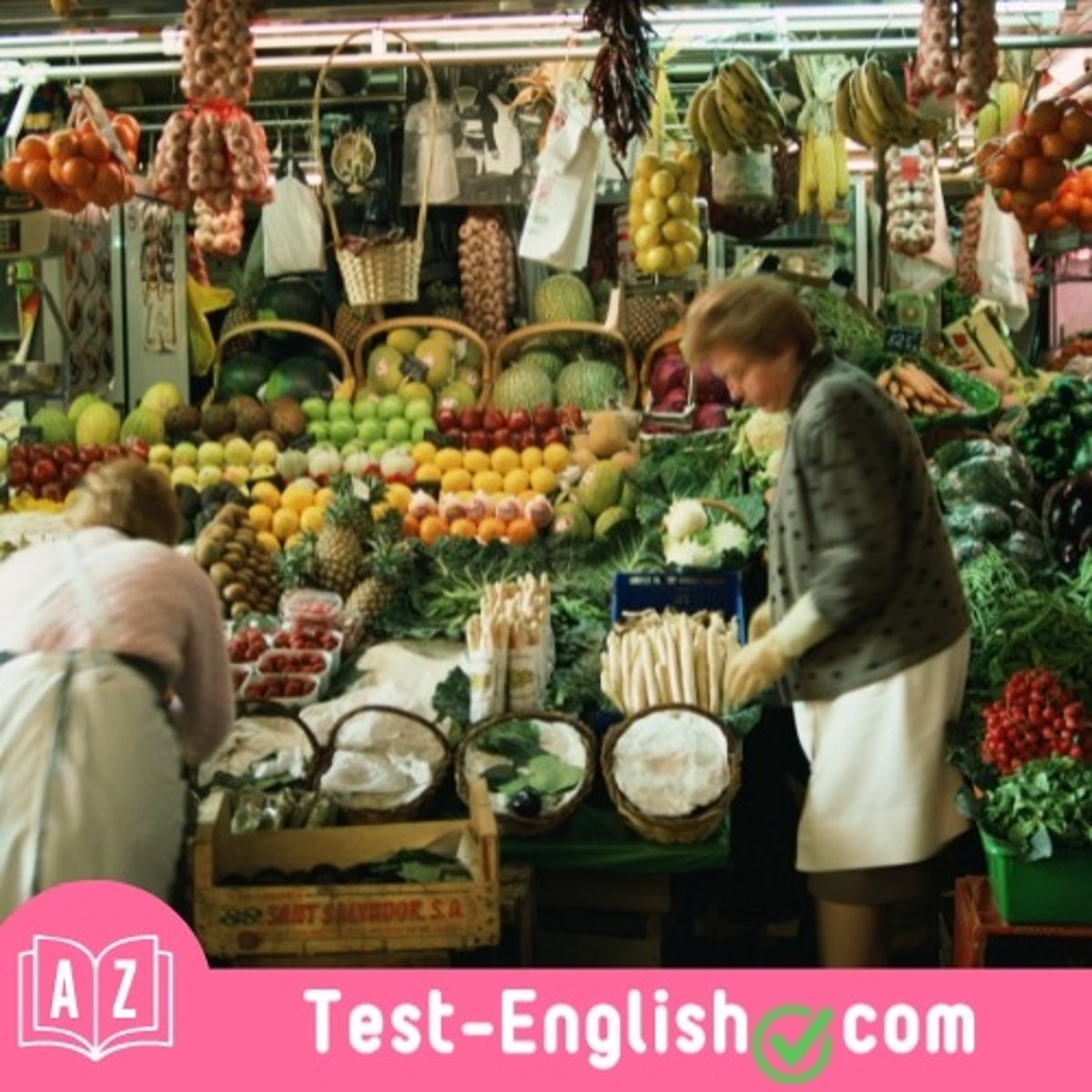 <p>There's a great outdoor _____ in town where you can buy fresh vegetables.</p>