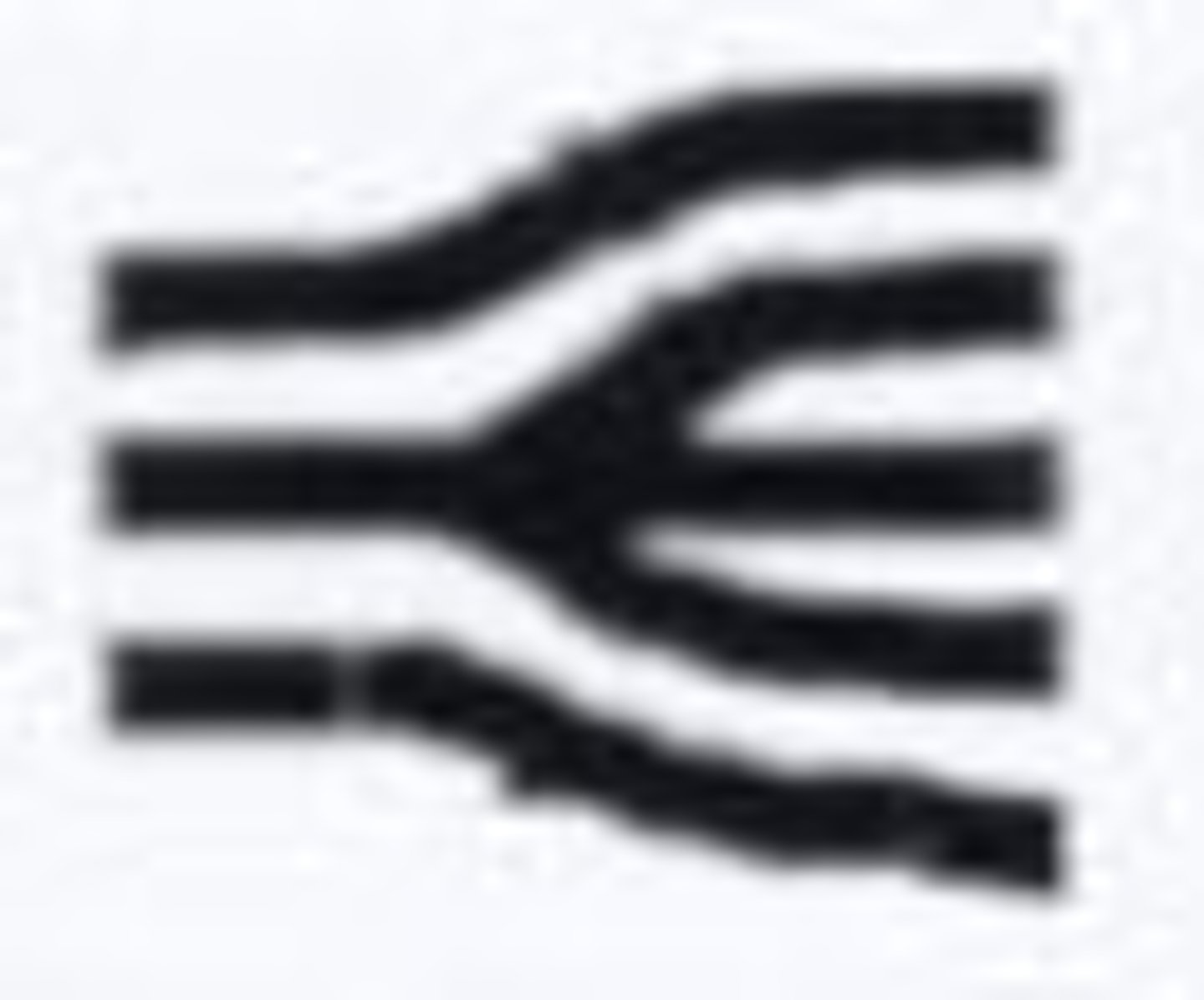 <p>A ridge split into 3</p>