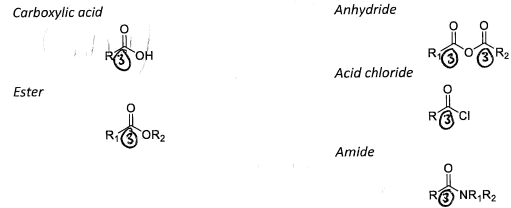 <p><span style="background-color: inherit; line-height: 21.85px; color: windowtext;"><span>There are a number of different ways of involving oxygen in forming three bonds to a carbon.</span></span><span style="line-height: 21.85px; color: windowtext;"><span>&nbsp;</span></span></p><p><span style="background-color: inherit; line-height: 21.85px; color: windowtext;"><span>Typically, one forms a double bond and the third bond will come from a single bond to either O,N, or X. These are important and common functional groups</span></span><span style="line-height: 21.85px; color: windowtext;"><span>&nbsp;</span></span></p>