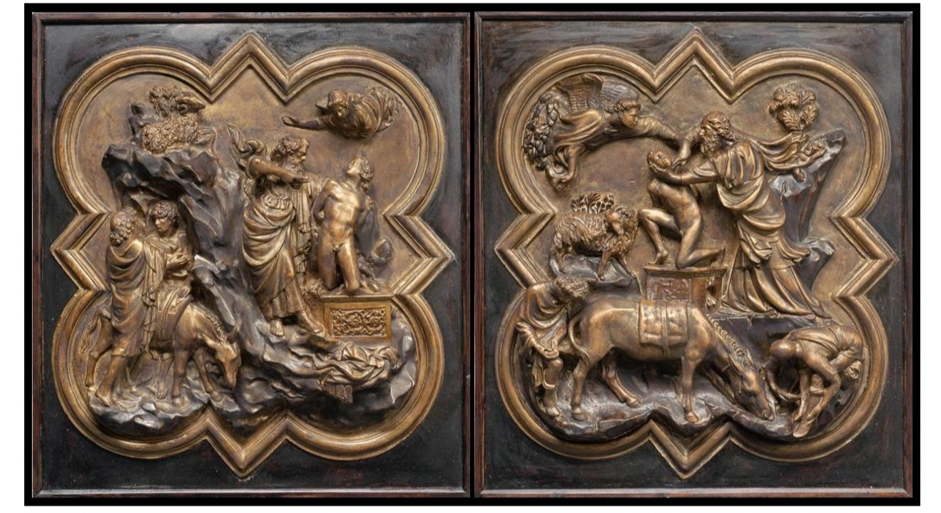 <p>Competition between Ghiberti and Brunelleschi</p>