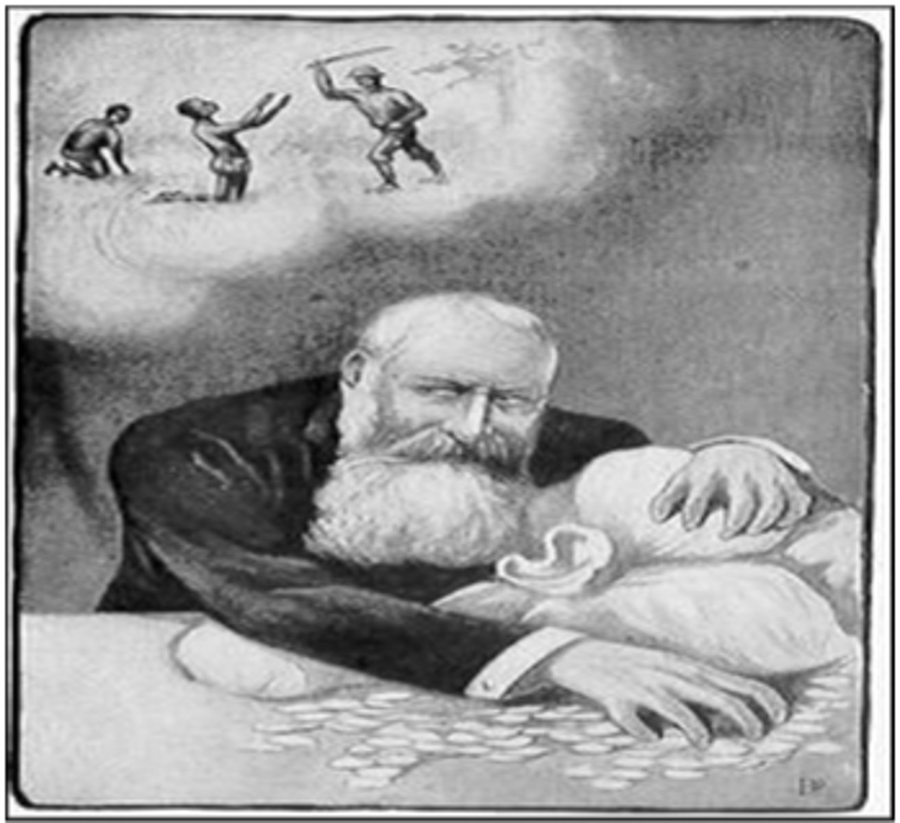 <p>The most brutal example of European Imperialism in Africa. The extraction of raw materials and precious metals justified terrible actions that even other European Imperial powers would condemn.</p>