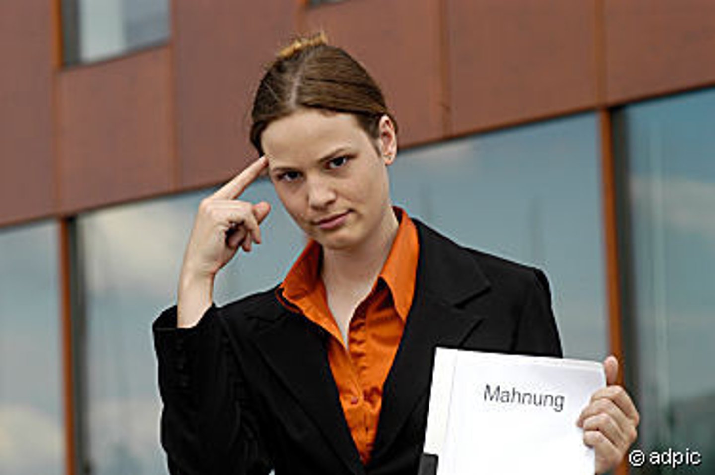 <p>reminder, warning</p>