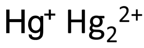 <p>What is the <strong>stock name</strong> for these ions</p>