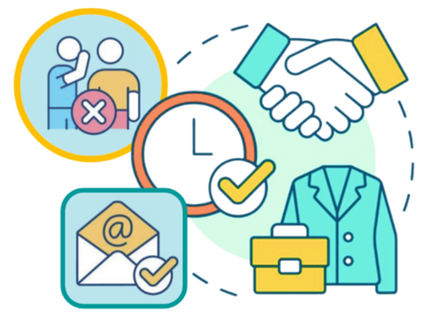 <p>a set of guidelines and expectations for polite, professional, appropriate behavior</p>