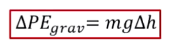 <p>Energy that can be transformed from one form to another</p><p>PE = mg(h<sub>f </sub>- h<sub>i</sub>)</p>