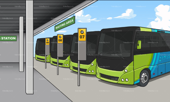 <p>bus station</p>