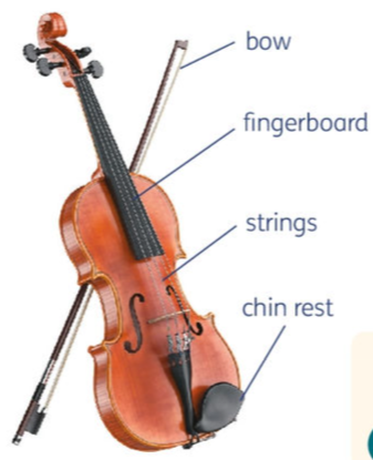 <p>The smallest string instrument in the orchestra</p>