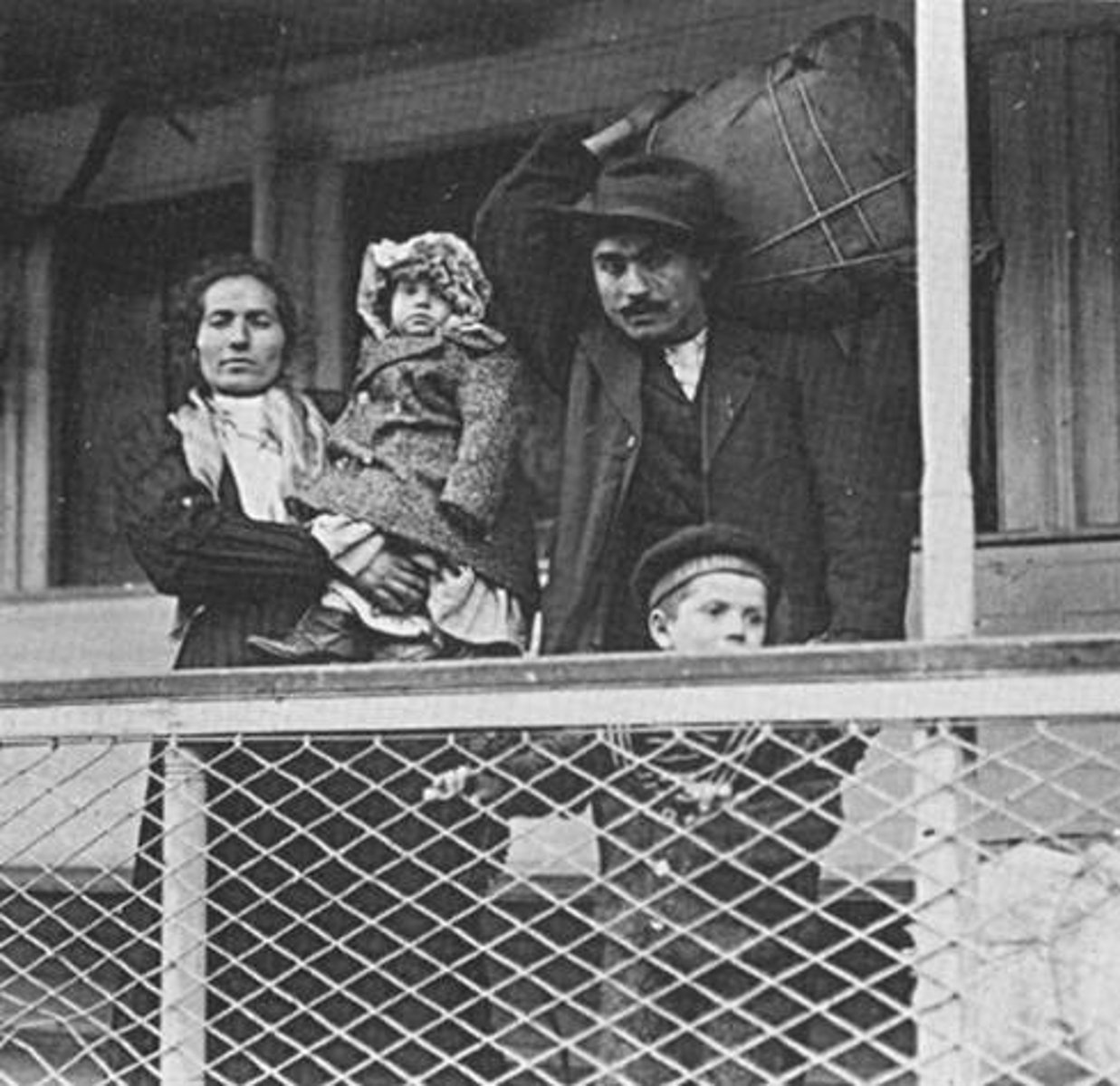 <p>new immigrants to a city often move to areas occupied by older immigrant groups</p>