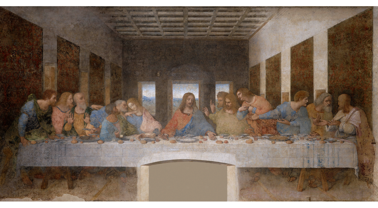 Il Cenacolo (The Last Supper), 1495. Leonardo