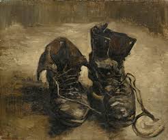 <p>Van Gogh, Chaussures, Paris 1886, Oil on canvas, 38 × 45 cm</p>