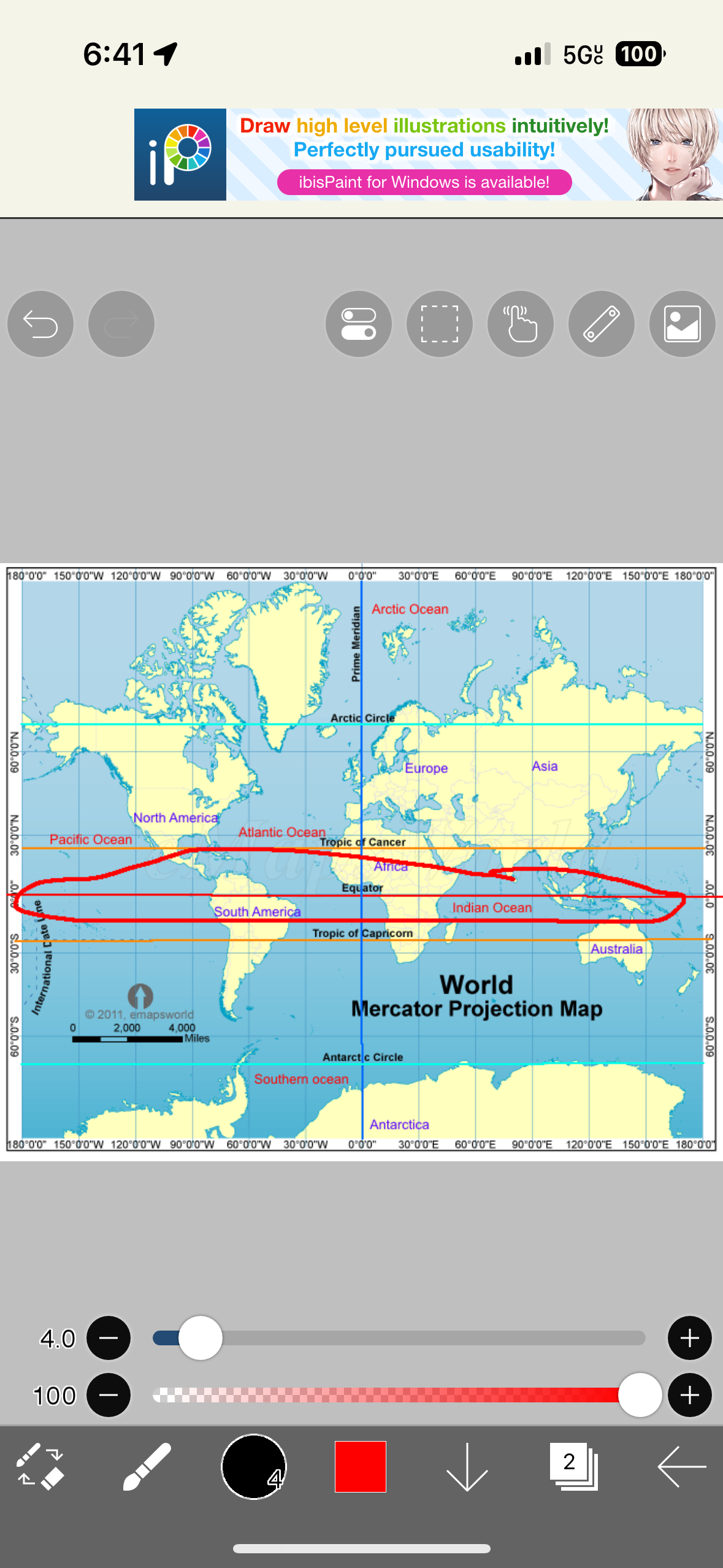 <p>Equator</p>