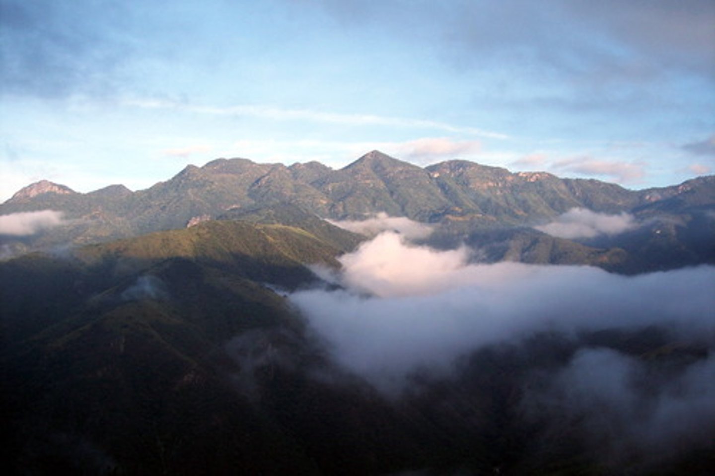 <p>a mountain range</p>