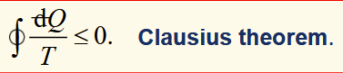 <p>based on comparing efficiencies of a general engine to a reversible one, linking to thermodynamic temperature then comparing heat/temperature ratios, where ΣQi/Ti = 0 for reversible and ≤ 0 for general non reversible engine.</p>