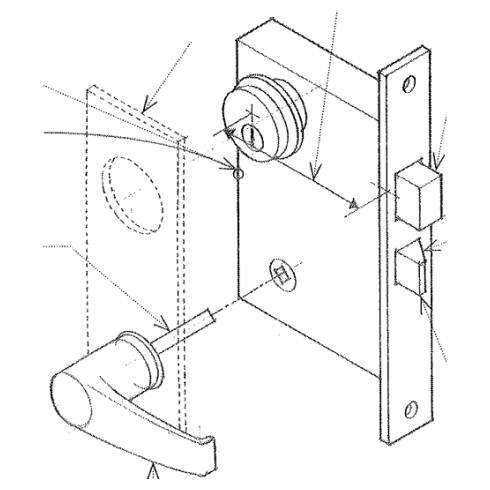<p>Have a cylinder lock and a dead bolt; The two locks are interconnected so that a single action of turning a knob or level handle on the inside releases both bolts</p>