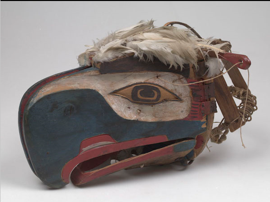 <p>Kwakwaka’wakw (<strong>Pacific Northwest Coast</strong>),<em> Eagle Mas</em>k, <strong>late 19th C.</strong></p>