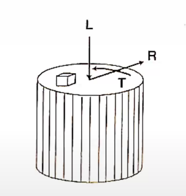 Longitutional, Radial, Tangential