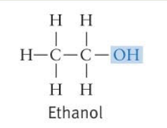 <p>-OH</p><ul><li><p>highly polar → makes compounds more soluble thru hydrogen bonding w/ water</p></li></ul><p></p>