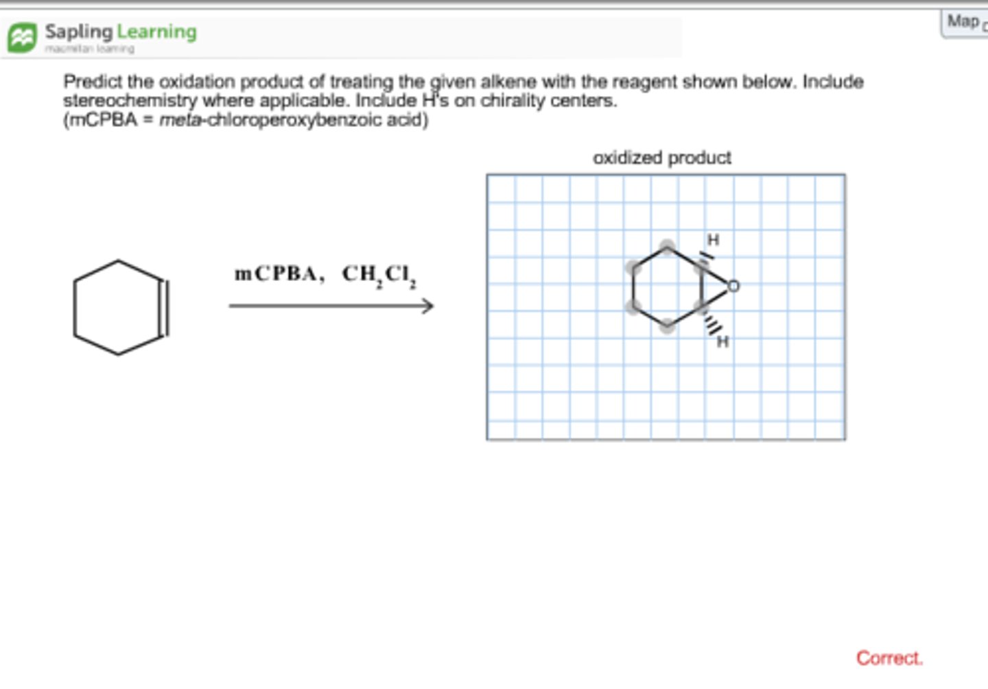 <p>Epoxidation</p><p>Alkene to epoxide</p>