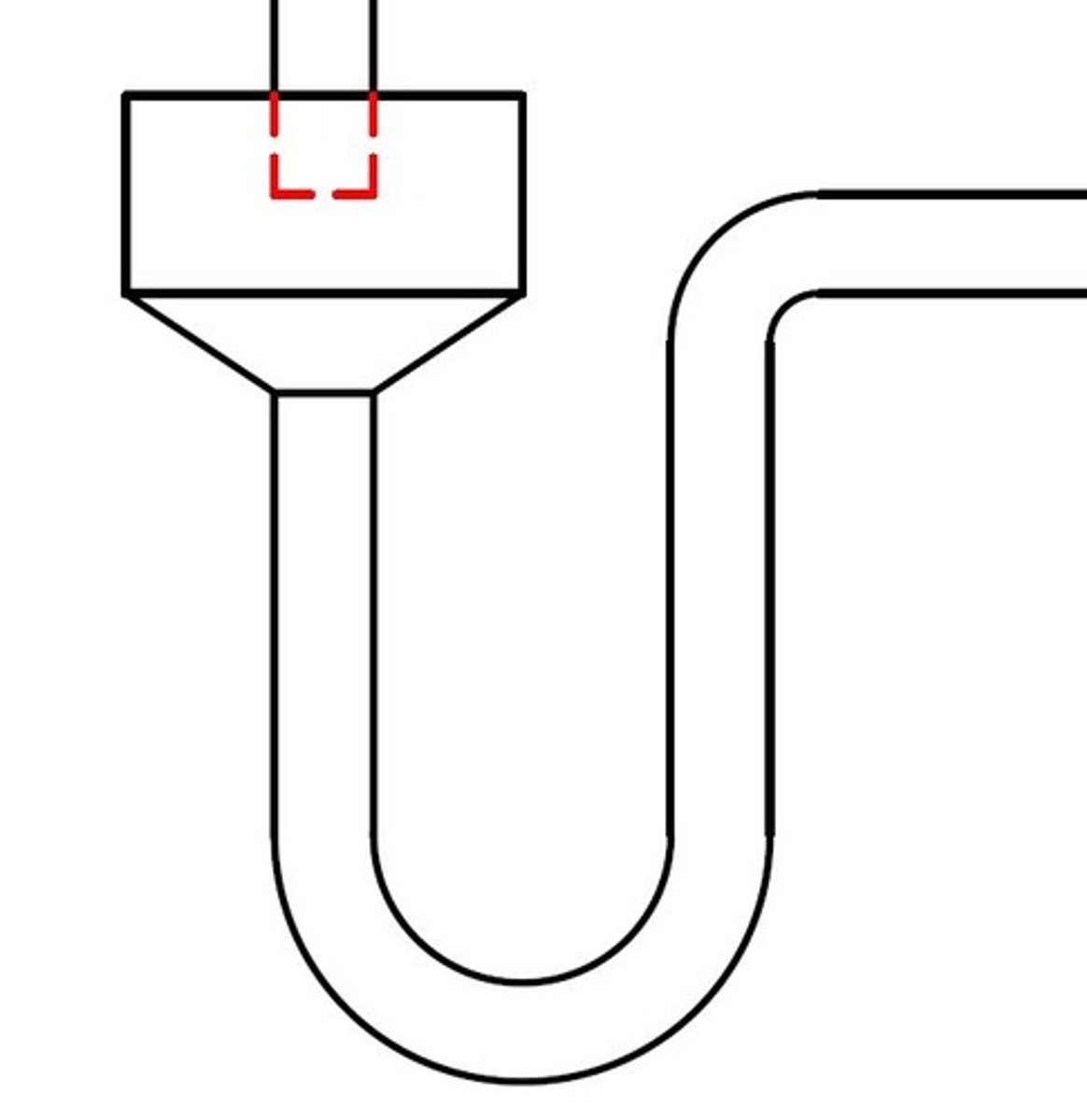 <p>An ________________ is a waste line or pipe from a fixture that discharges used water or liquid waste into another fixture or receptacle at a point below the flood level rim, such as the waste line from a vegetable preparation sink that drains into a floor drain</p>